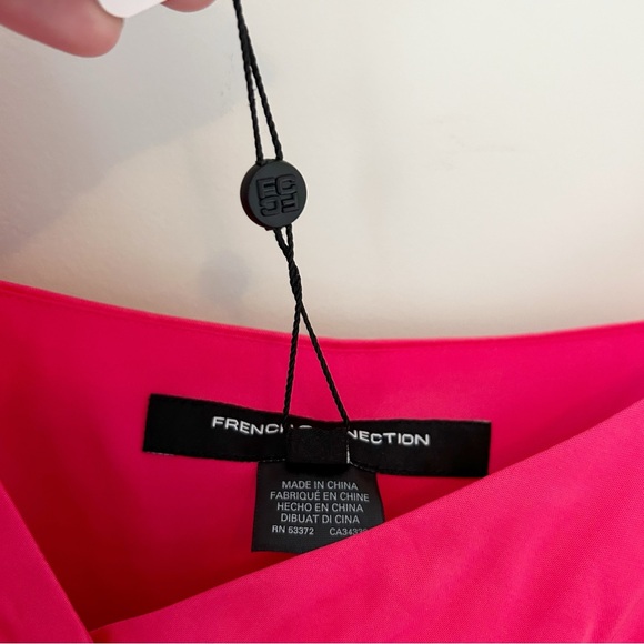 French Connection Ennis Satin slip midi dress pink - Picture 13 of 14